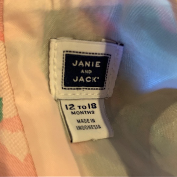 JANIE & JACK Enchanted Valley Pink Floral Jacquard - Picture 9 of 14